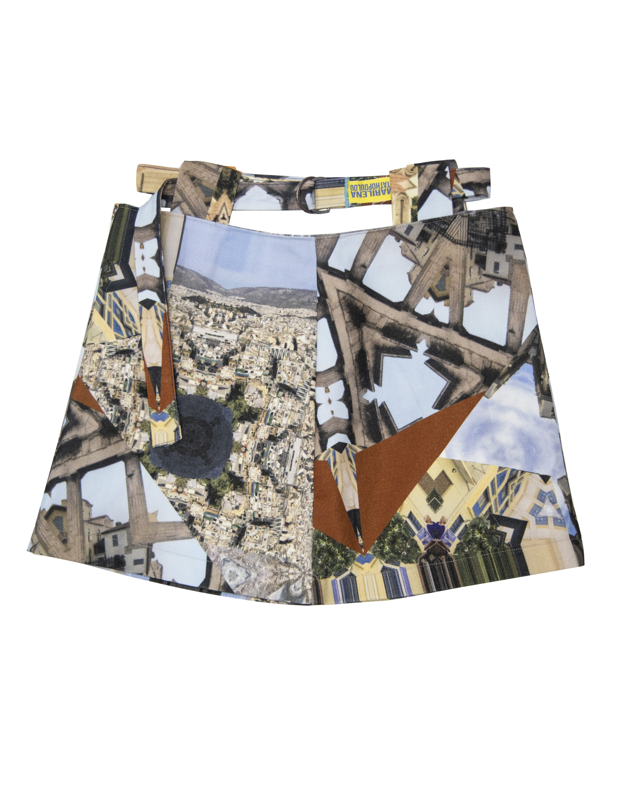 mini skirt in Agora print