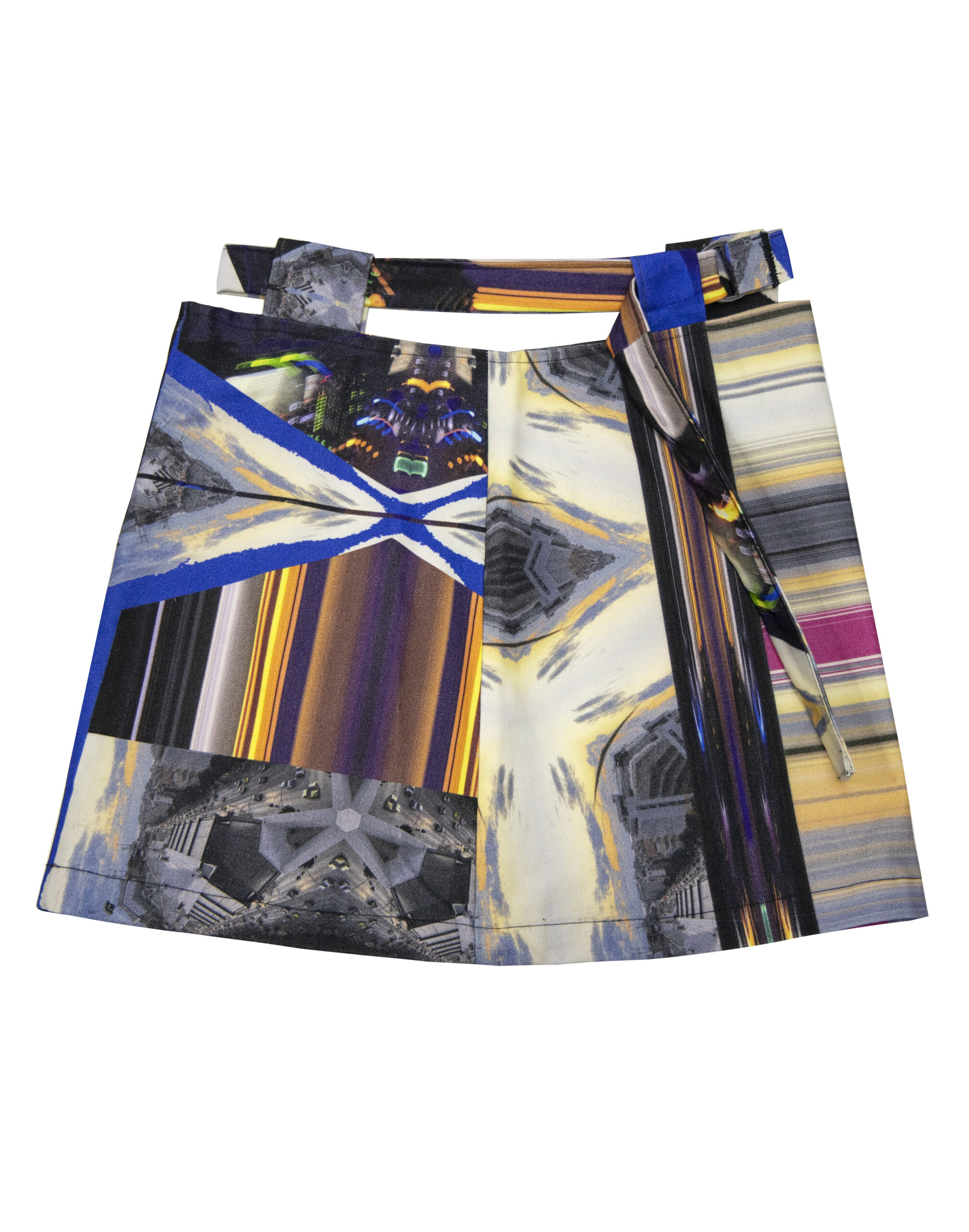 mini skirt in Luminous print - Image 3