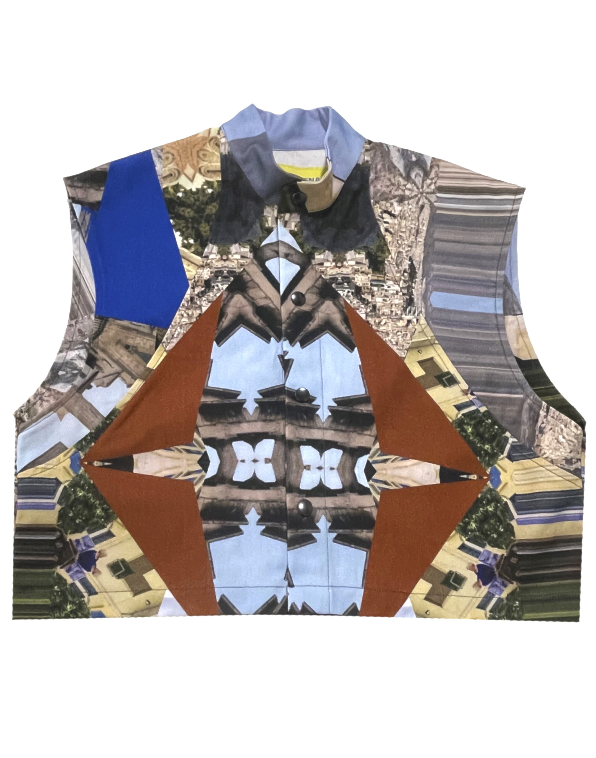 Cotton vest Agora Print