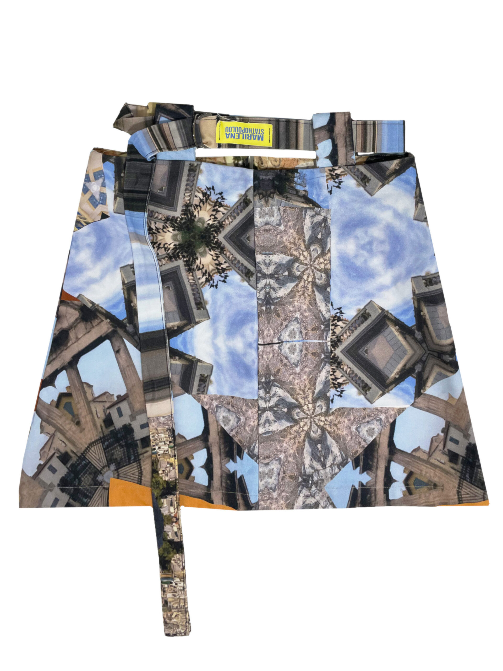 mini skirt in Agora print