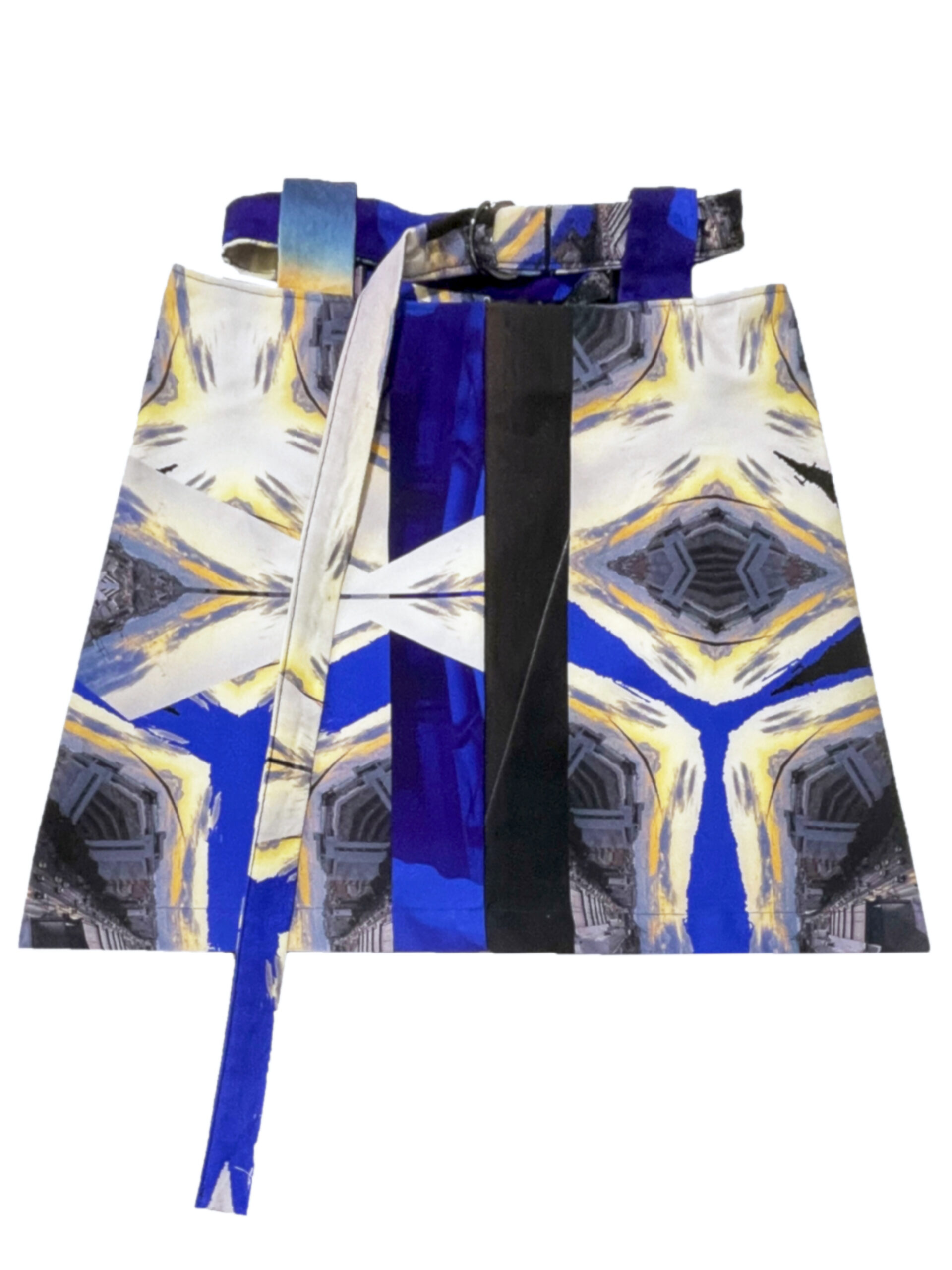 mini skirt in Luminous print